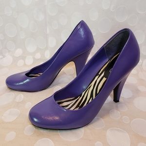 ALDO purple pumps size 7